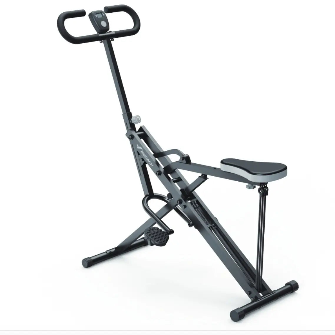 2-in-1 Squat Rowing Machine for Home Workouts