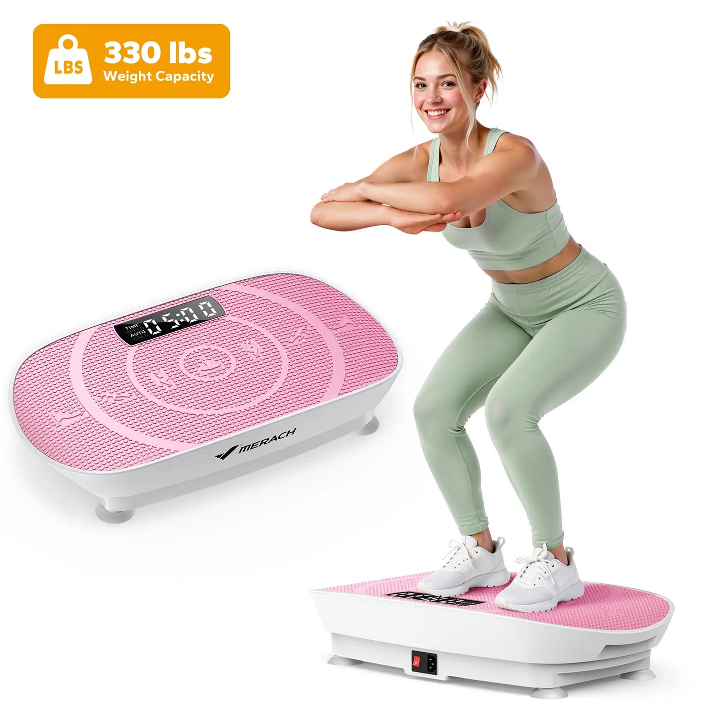 Space-Saving Lymphatic Detox Vibration Plate for Whole Body Workout