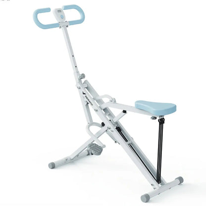 2-in-1 Squat Rowing Machine for Home Workouts