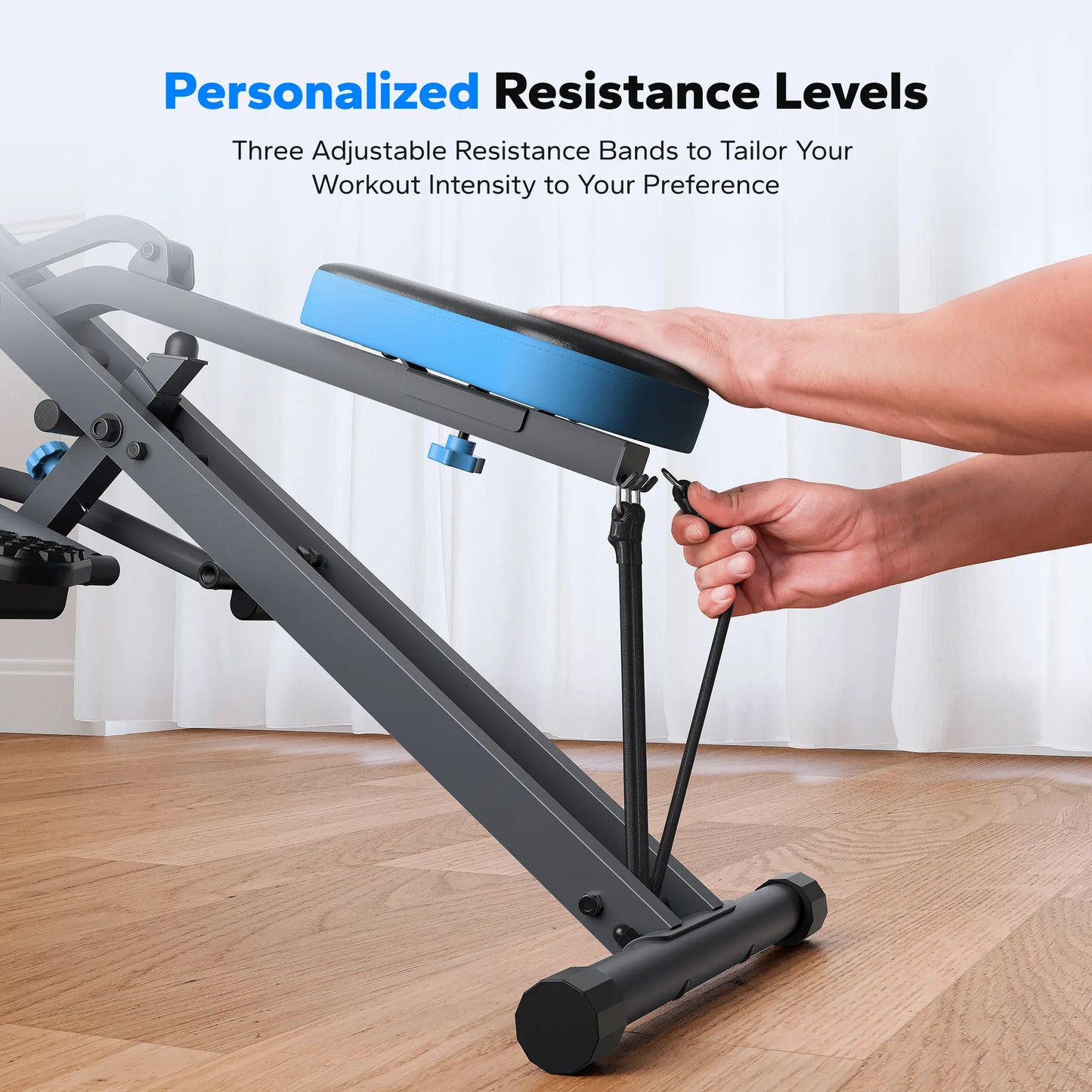 2-in-1 Squat Rowing Machine for Home Workouts